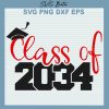 Class Of 2034 SVG