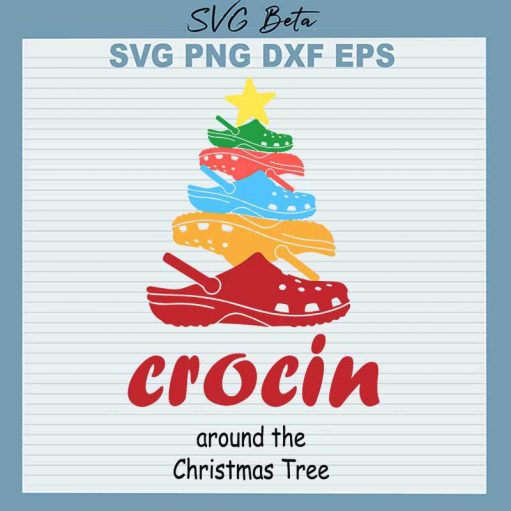 Crocin Around The Christmas Tree svg