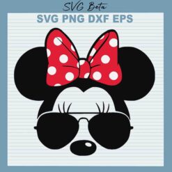 Minnie Ears Sunglasses SVG