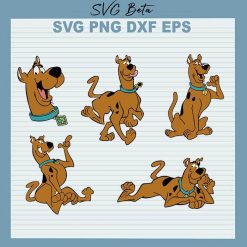 The Scooby Doo Cartoon SVG, Scooby Doo SVG Cut Files For Cricut