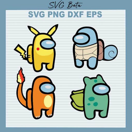 Pokemon Among Us SVG