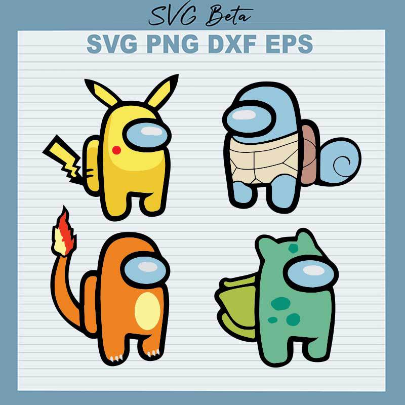 Download Pokemon Among Us SVG, Pokemon Shirt SVG, Among Us Pokemon SVG Cut Files For Cricut