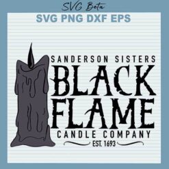Sanderson Sisters Black Flame svg