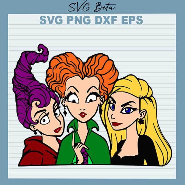 Sanderson Sisters Hocus Pocus svg