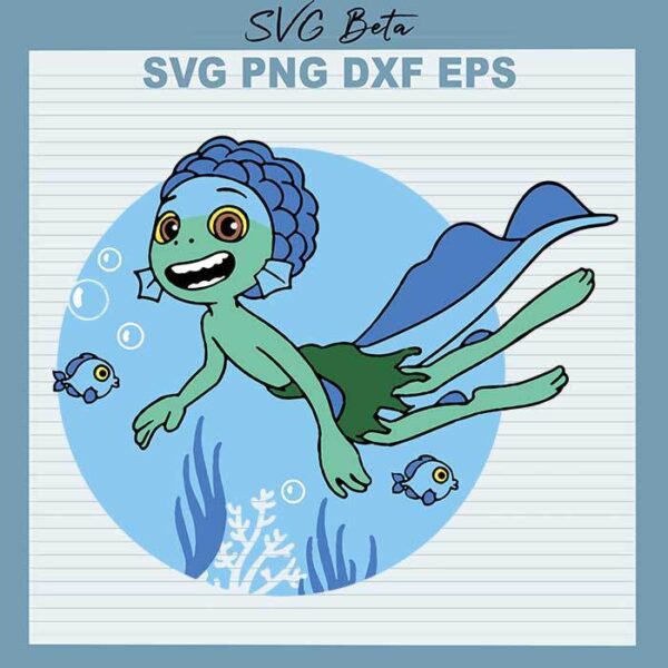 Disney Pixar Luca SVG