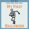 My first halloween skeleton SVG