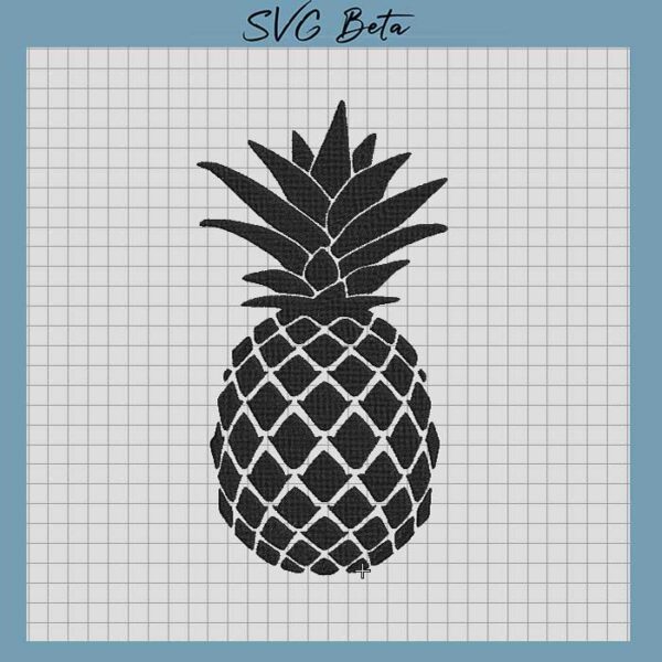 Pinaple embroidery design