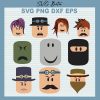 Roblox character head SVG