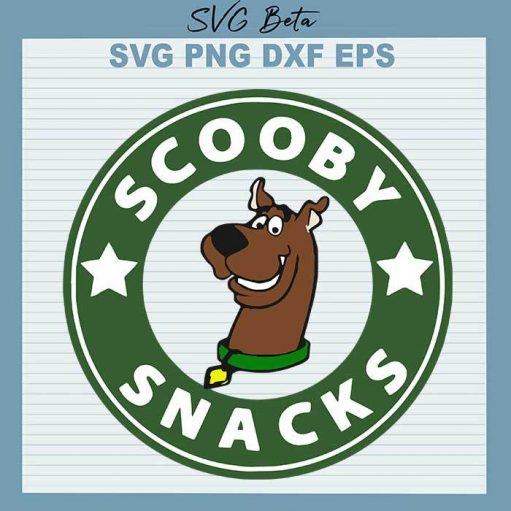 Scooby Doo Snacks Starbucks Logo svg