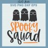 Halloween Spooky Squad SVG