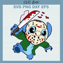 Jason Voorhees Stitch SVG, Jason Voorhees SVG, Stitch Halloween Cut File