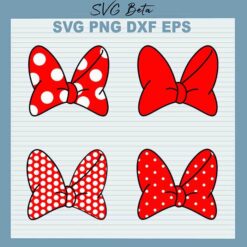 Minnie Mouse Bow SVG