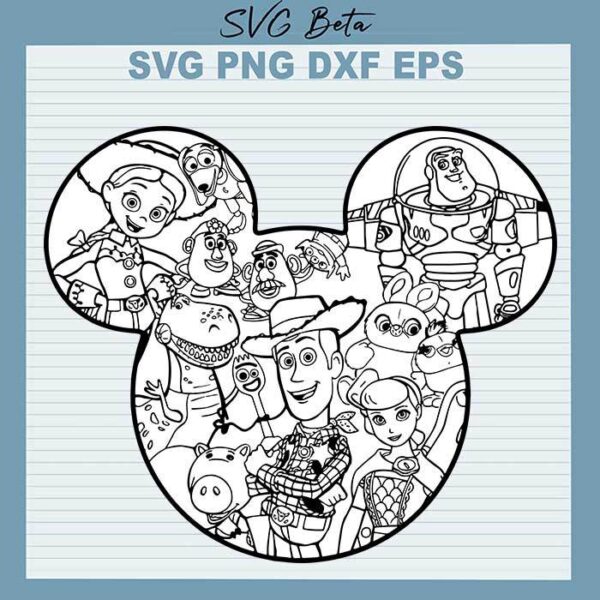 Toy Story Mickey Ears svg