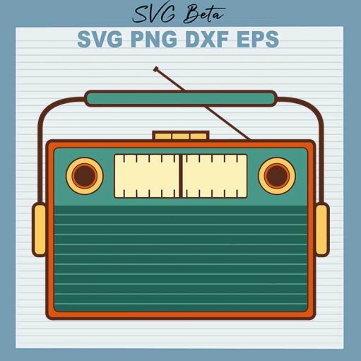 Vintage Radio SVG