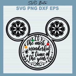 Mickey christmas svg
