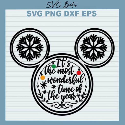 Christmas Mickey Ears SVG: A Festive DIY for the Holidays