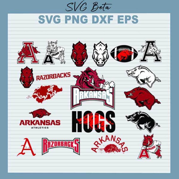 Arkansas Razorbacks SVG