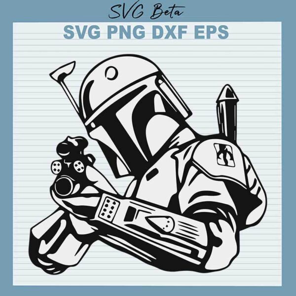 Star Wars Boba Fett SVG