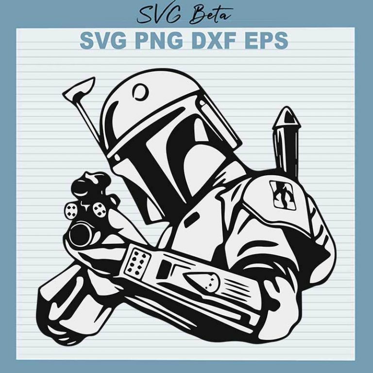 Star Wars Boba Fett SVG, Star Wars SVG, Boba Fett SVG PNG DXF