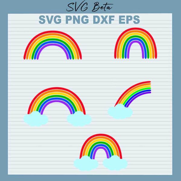 Bright Rainbow SVG