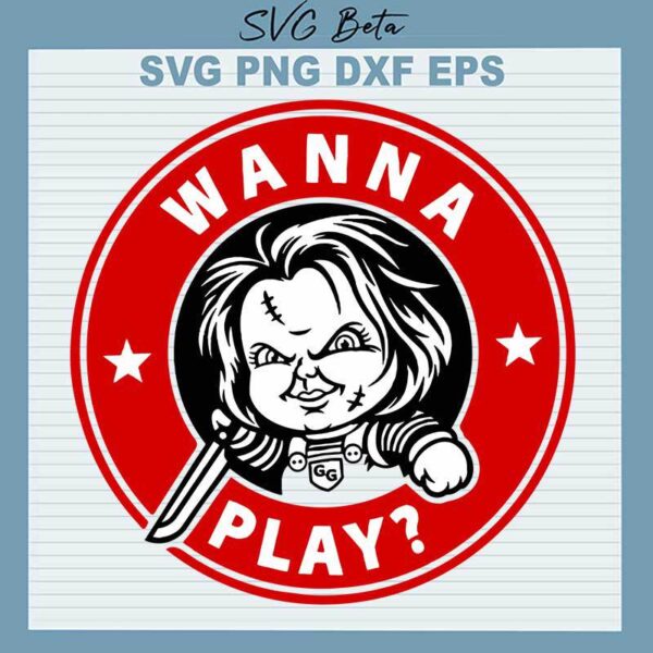 Chucky Wanna Play SVG