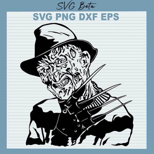 Horror Freddy Krueger Svg