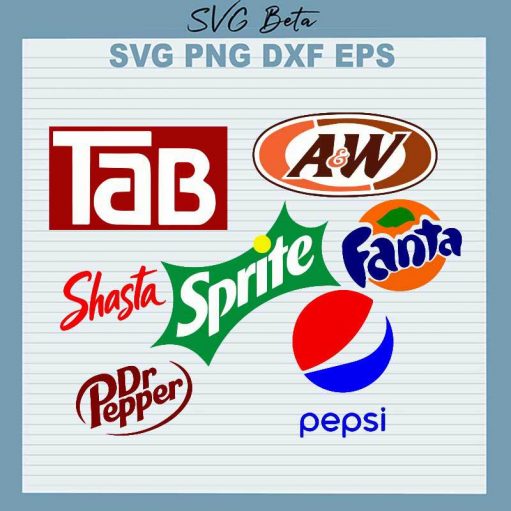 Soda Labels Pack Svg