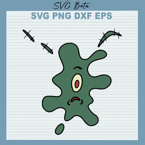 Plankton Face SVG