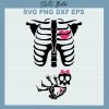 Skeleton Baby Pregnancy SVG