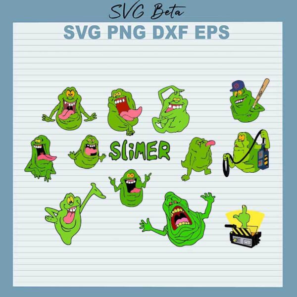 Ghostbusters Slimer SVG
