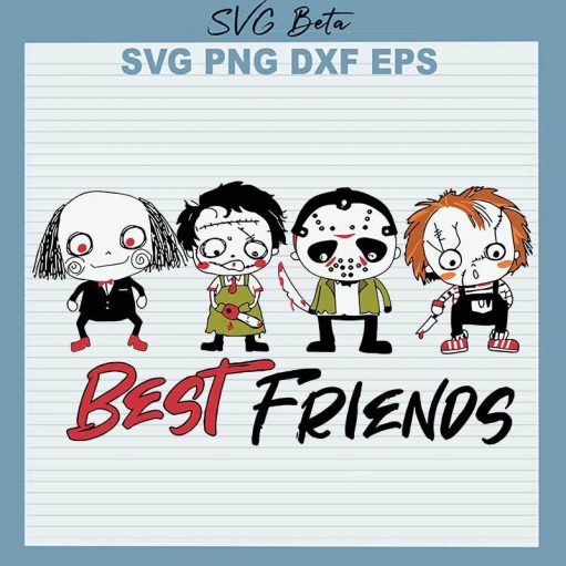 Horror Best Friends Halloween SVG