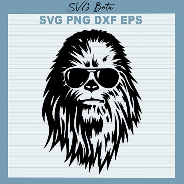 Chewbacca SVG, Chewbacca star wars SVG, star wars SVG PNG DXF