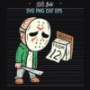 Jason Voorhees Calendar Friday The 12th SVG