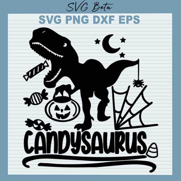 Halloween Candysaurus SVG