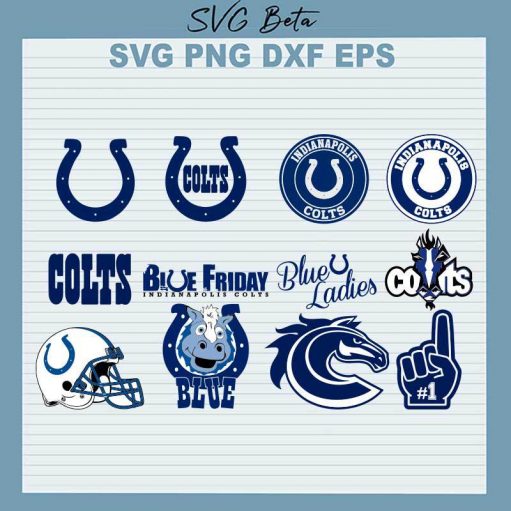 Indianapolis Colts Football SVG