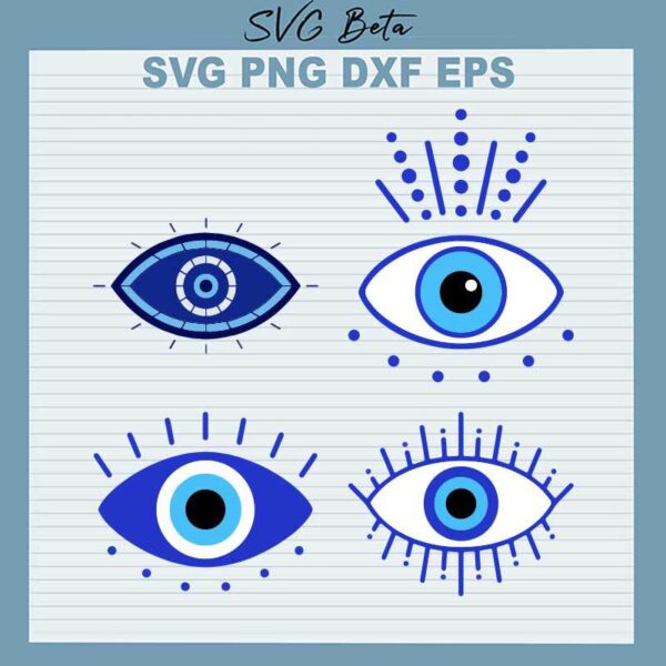 Turkish Evil Eyes SVG