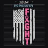Fight Breast Cancer Ribbon SVG