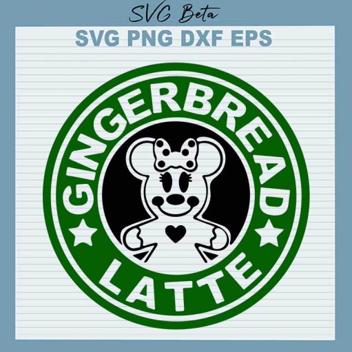 Gingerbread Latte Logo SVG