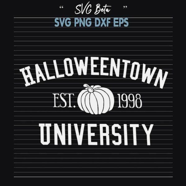 Halloween Town University SVG