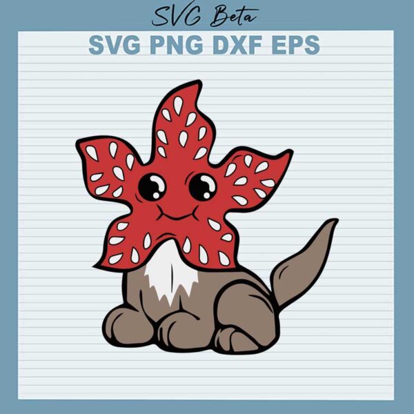 stranger things demogorgon svg