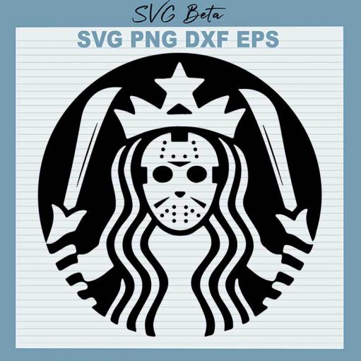 Jason Voorhees Horror Starbuck Logo Svg