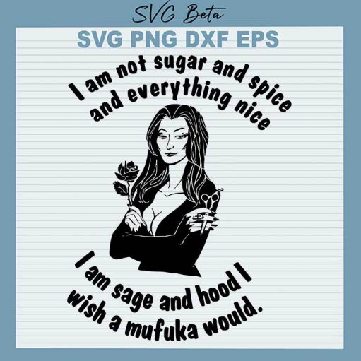 I Am Not Sugar And Spice And Everything Nice Svg