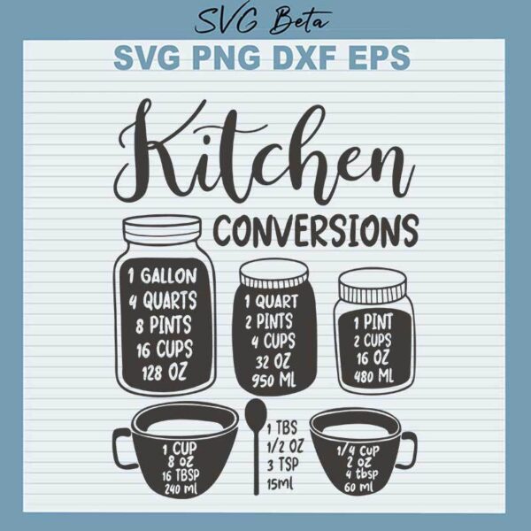 Kitchen Conversions SVG