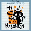 My 1St Halloween Black Cat SVG