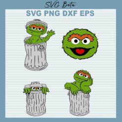 Oscar Sesame Street SVG
