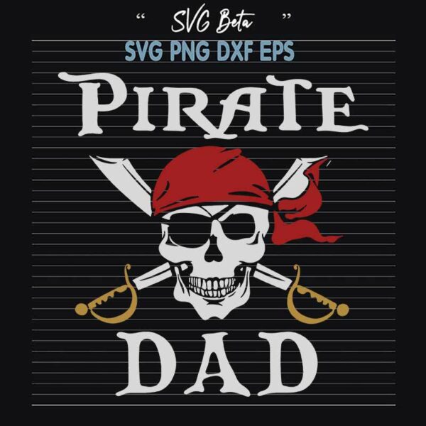 Pirate Dad SVG