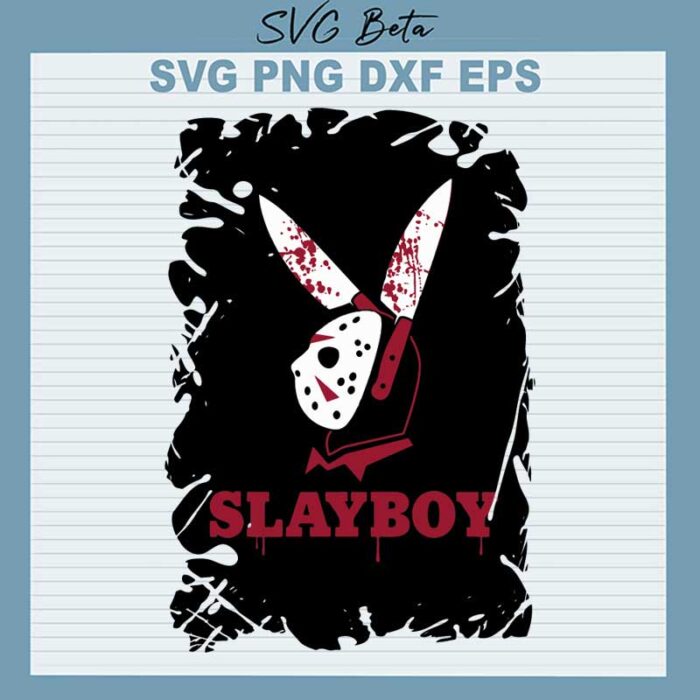 Playboy Jason Voorhees svg