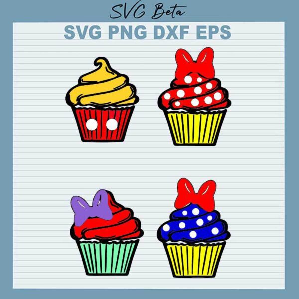 Disney Princess Cupcake SVG