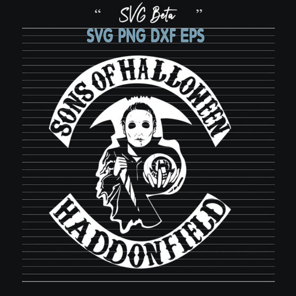 Sons of Halloween SVG, Michael Myers SVG, halloween horror movie SVG PNG