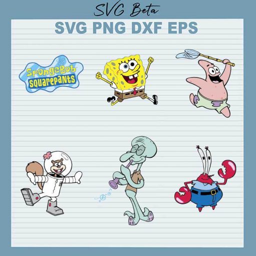 Spongebob Squarepants Character SVG